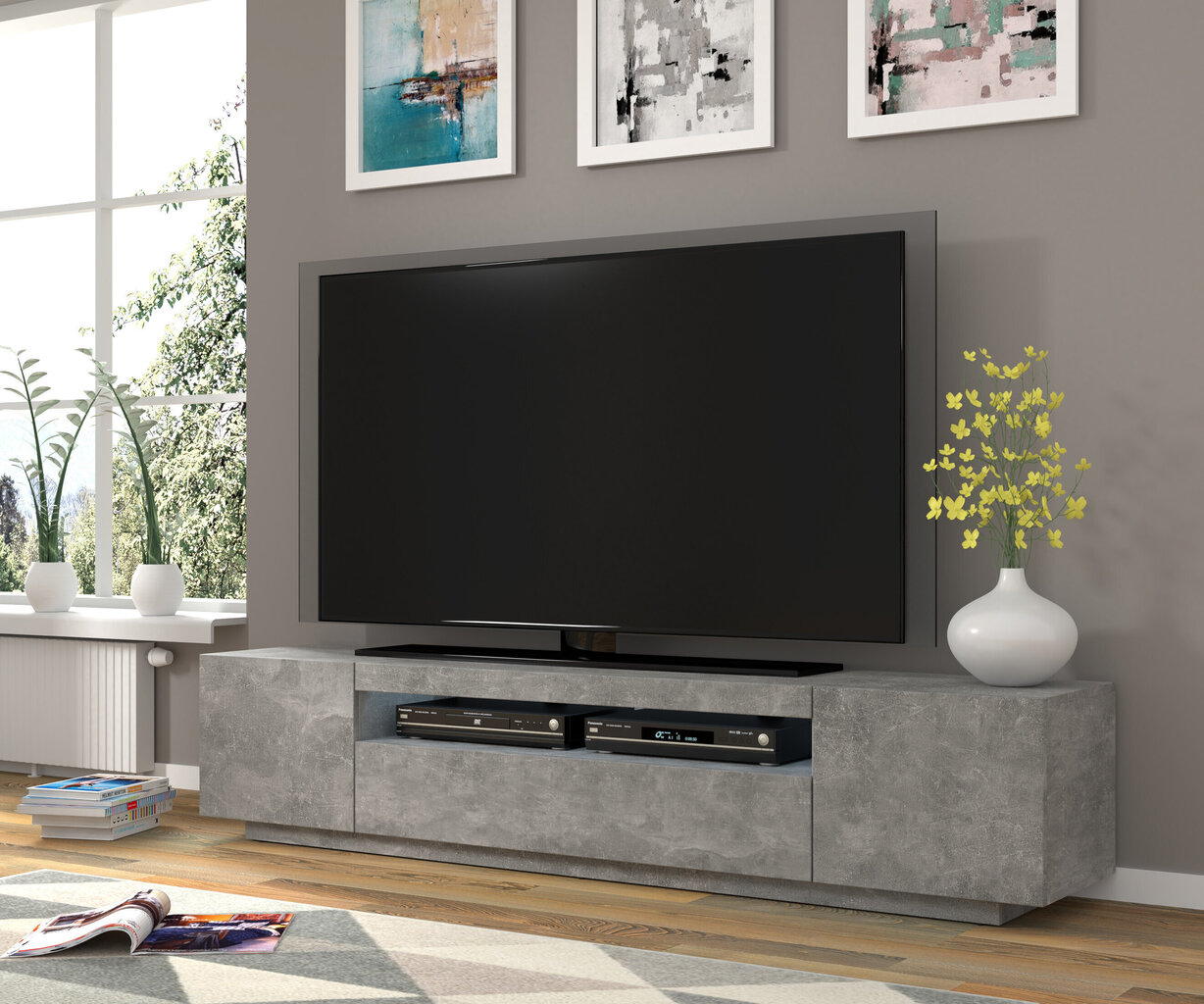 TV-laud RTV Aura 200, hall hind ja info | TV alused | kaup24.ee