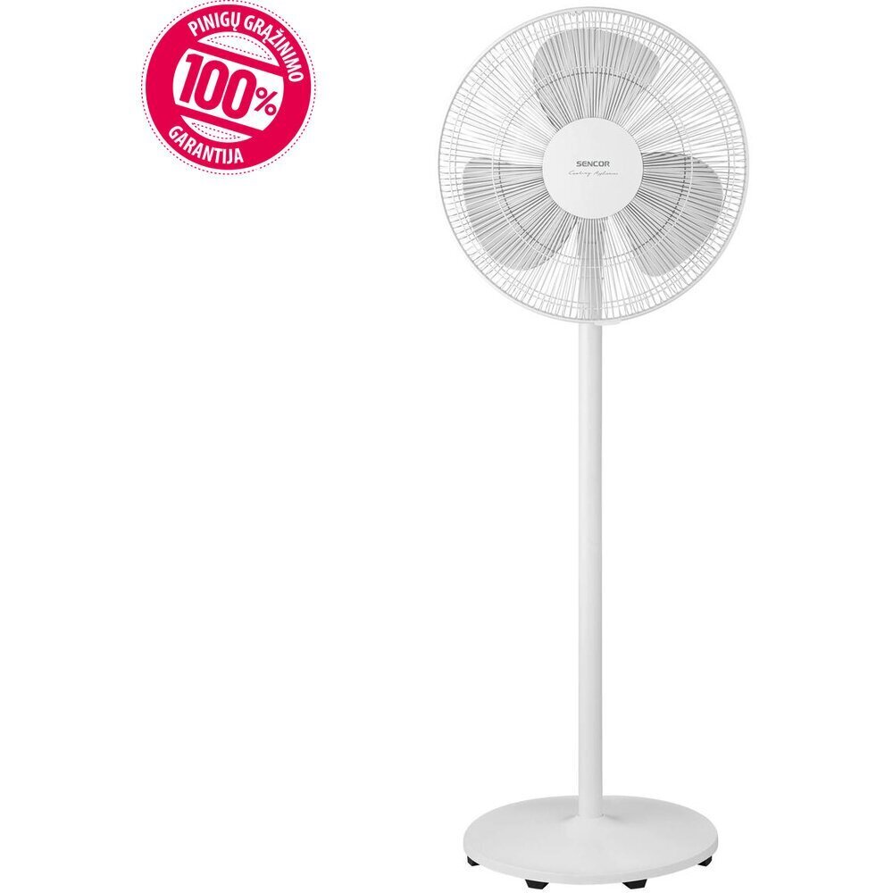 Ventilaator Sencor SFN 4060WH 50W, valge цена и информация | Ventilaatorid | kaup24.ee