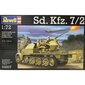 Tank Revell, Sd.Kfz. 1:72 7/2, 03207 цена и информация | Klotsid ja konstruktorid | kaup24.ee