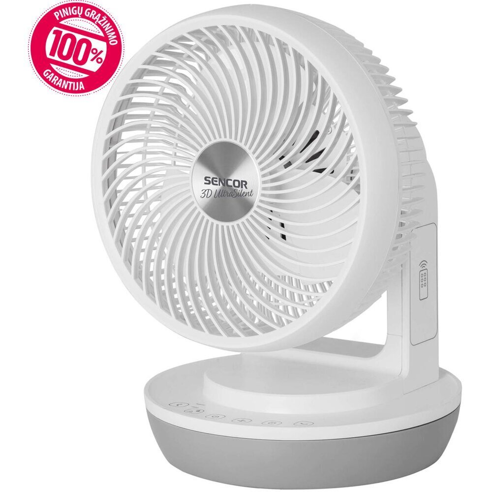 Ventilaator Sencor SFE 2340WH 3D Ultrasilent hind ja info | Ventilaatorid | kaup24.ee