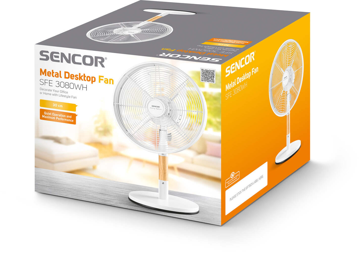 Ventilaator Sencor SFE 3080WH Woodstock цена и информация | Ventilaatorid | kaup24.ee