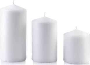 Küünal Classic Candles White, 18 cm hind ja info | Küünlad, küünlajalad | kaup24.ee