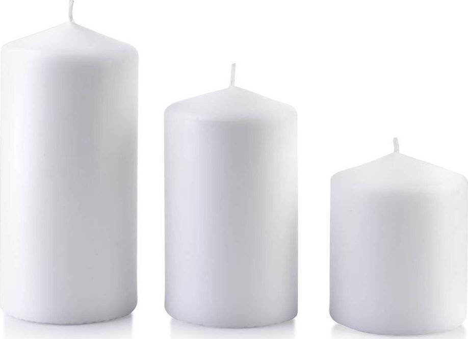Küünal Classic Candles White, 18 cm hind ja info | Küünlad, küünlajalad | kaup24.ee