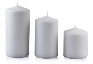 Küünal Classic Candles Grey S, 10 cm цена и информация | Подсвечники, свечи | kaup24.ee