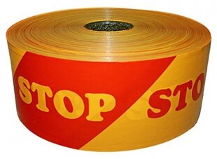 STOP-eralduslint, 10 cm x 100 m hind ja info | Kirjatarbed | kaup24.ee