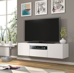 ТВ столик RTV Aura 150, белый цена и информация | Тумбы под телевизор | kaup24.ee