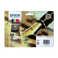 Tindikassett Epson C13T16264010, must, kollane, sinine, roosa hind ja info | Tindiprinteri kassetid | kaup24.ee