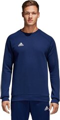 Свитер мужской Adidas Core 18 SW Top M CV3959 44276, синий цена и информация | Мужские толстовки | kaup24.ee