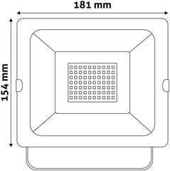 LED-prožektor SMD Avide Slim 1x30 цена и информация | Уличное освещение | kaup24.ee