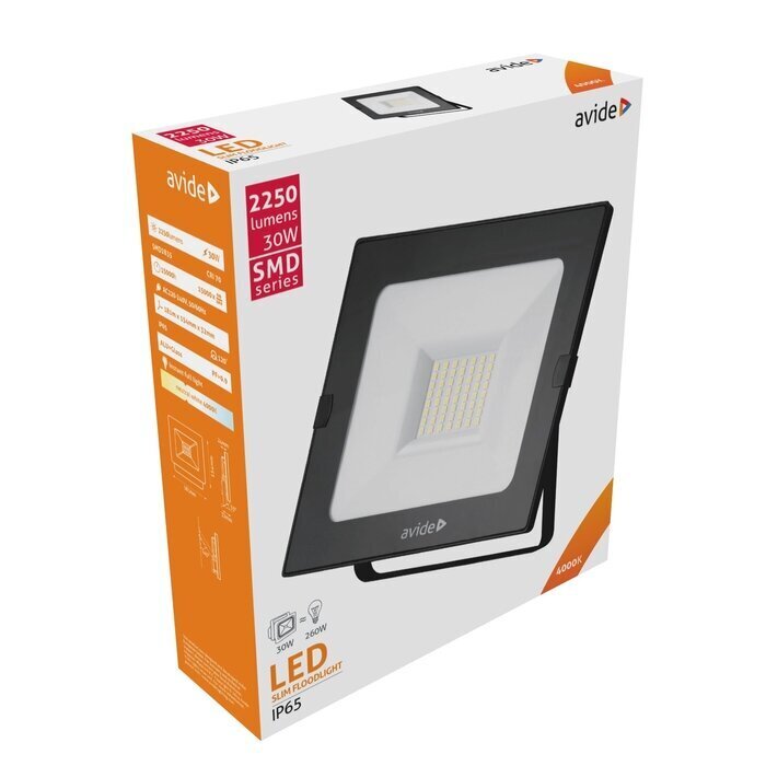 LED-prožektor SMD Avide Slim 1x30 hind ja info | Aia- ja õuevalgustid | kaup24.ee