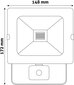 LED SMD prožektor Avide 1x20 W liikumisanduriga hind ja info | Aia- ja õuevalgustid | kaup24.ee