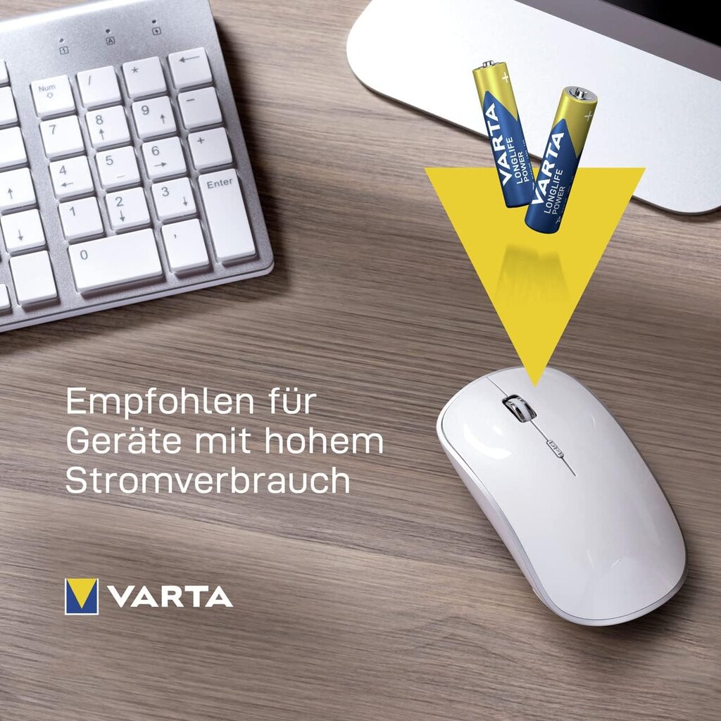 Varta AAA Longlife Power Leelispatareid (12tk) цена и информация | Patareid | kaup24.ee