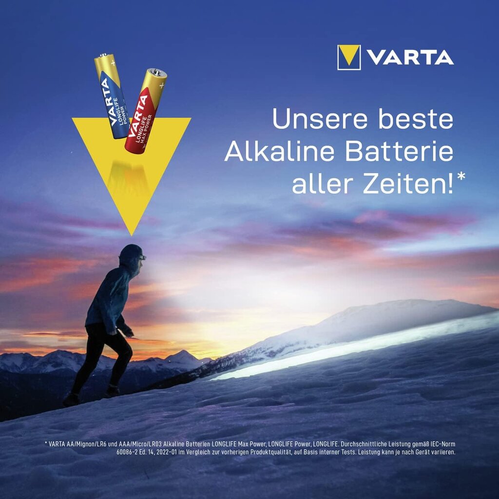 Varta AAA Longlife Power Leelispatareid (12tk) цена и информация | Patareid | kaup24.ee