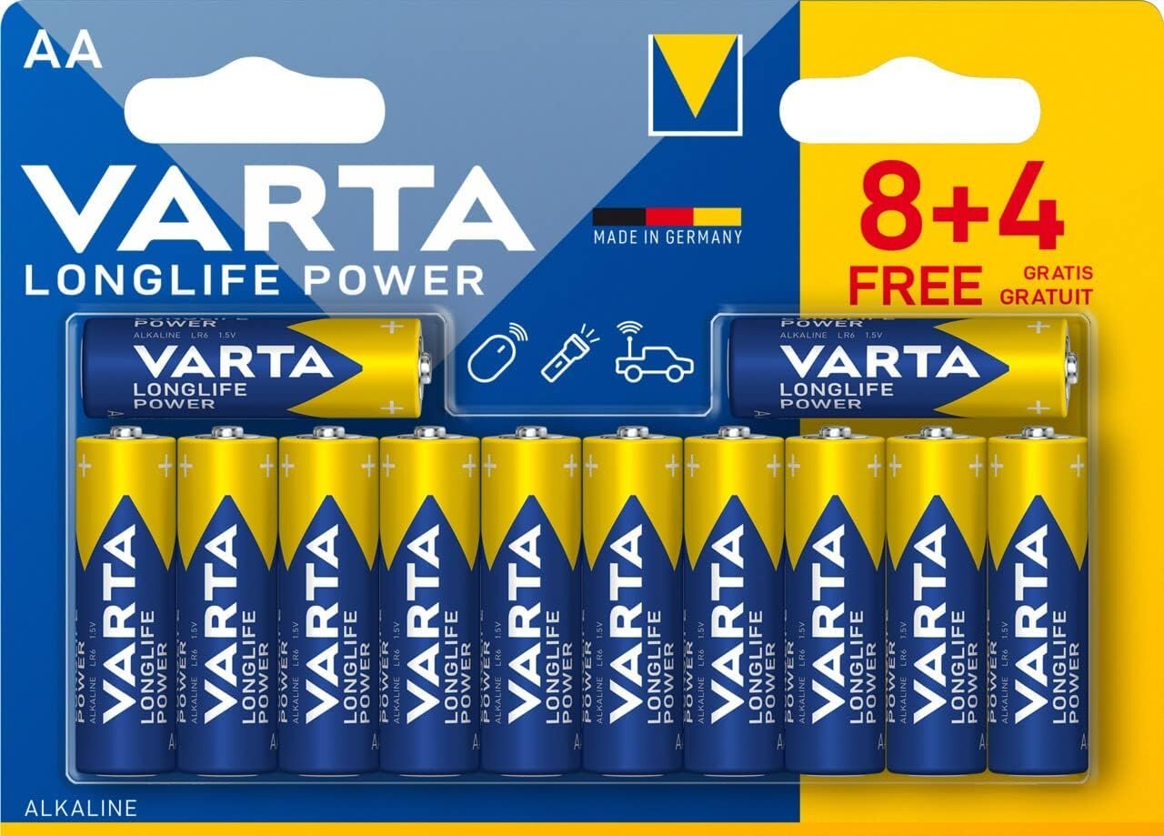 Varta AA Longlife Power Leelispatareid (12tk) цена и информация | Patareid | kaup24.ee