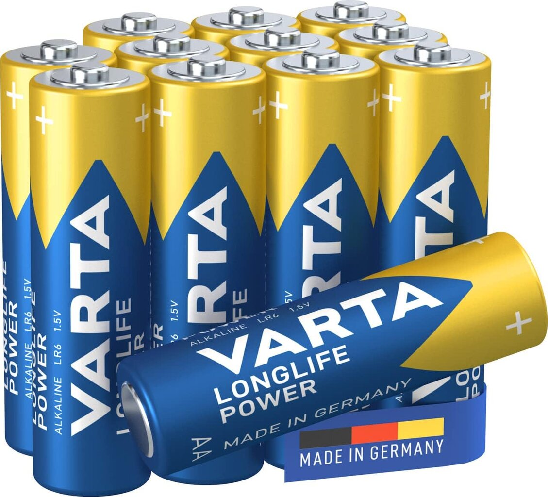 Varta AA Longlife Power Leelispatareid (12tk) цена и информация | Patareid | kaup24.ee