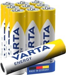 VARTA AAA Energy leelispatareid (10 tk) hind ja info | Patareid | kaup24.ee