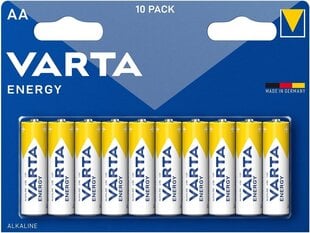 Щелочные батарейки VARTA AA Energy (10 шт.) цена и информация | Батарейки | kaup24.ee