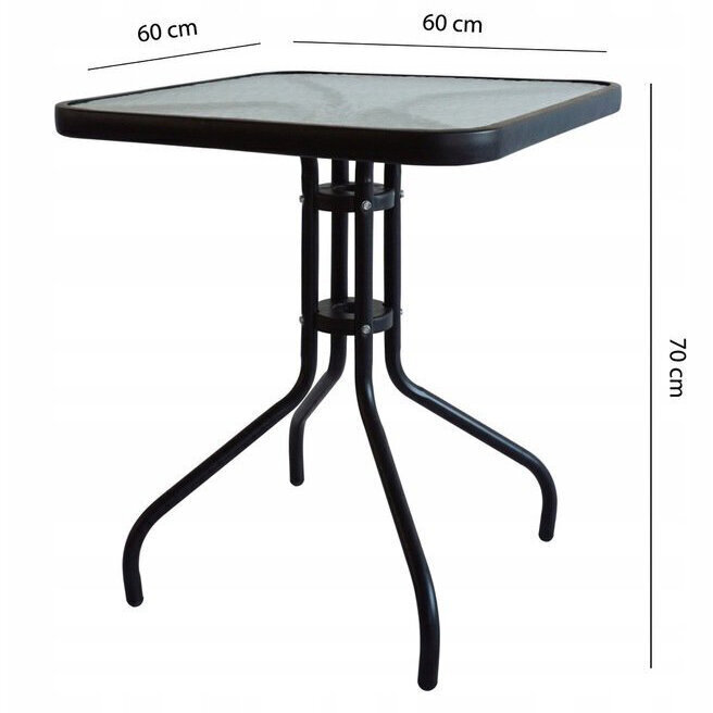 Aia- / terrassilaud 60 cm ModernHome hind ja info | Aialauad | kaup24.ee