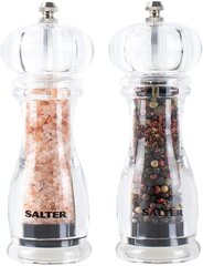 Salter 7606 CLXR Contemporary Salt & Pepper Mills цена и информация | Емкости для специй, измельчители | kaup24.ee