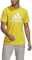 Футболка Adidas M Bl Sj T Yellow GM3248/S цена и информация | Мужские футболки | kaup24.ee