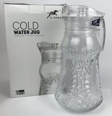 Kann Cold Water Jug. G-Horse 1800ml hind ja info | Klaasid, tassid ja kannud | kaup24.ee