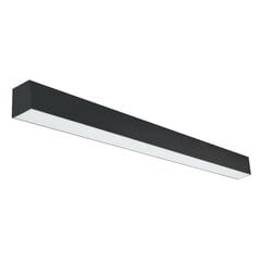 Piklik lineaarne süvistatav LED-valgusti Liman 40 W, must hind ja info | Rippvalgustid | kaup24.ee