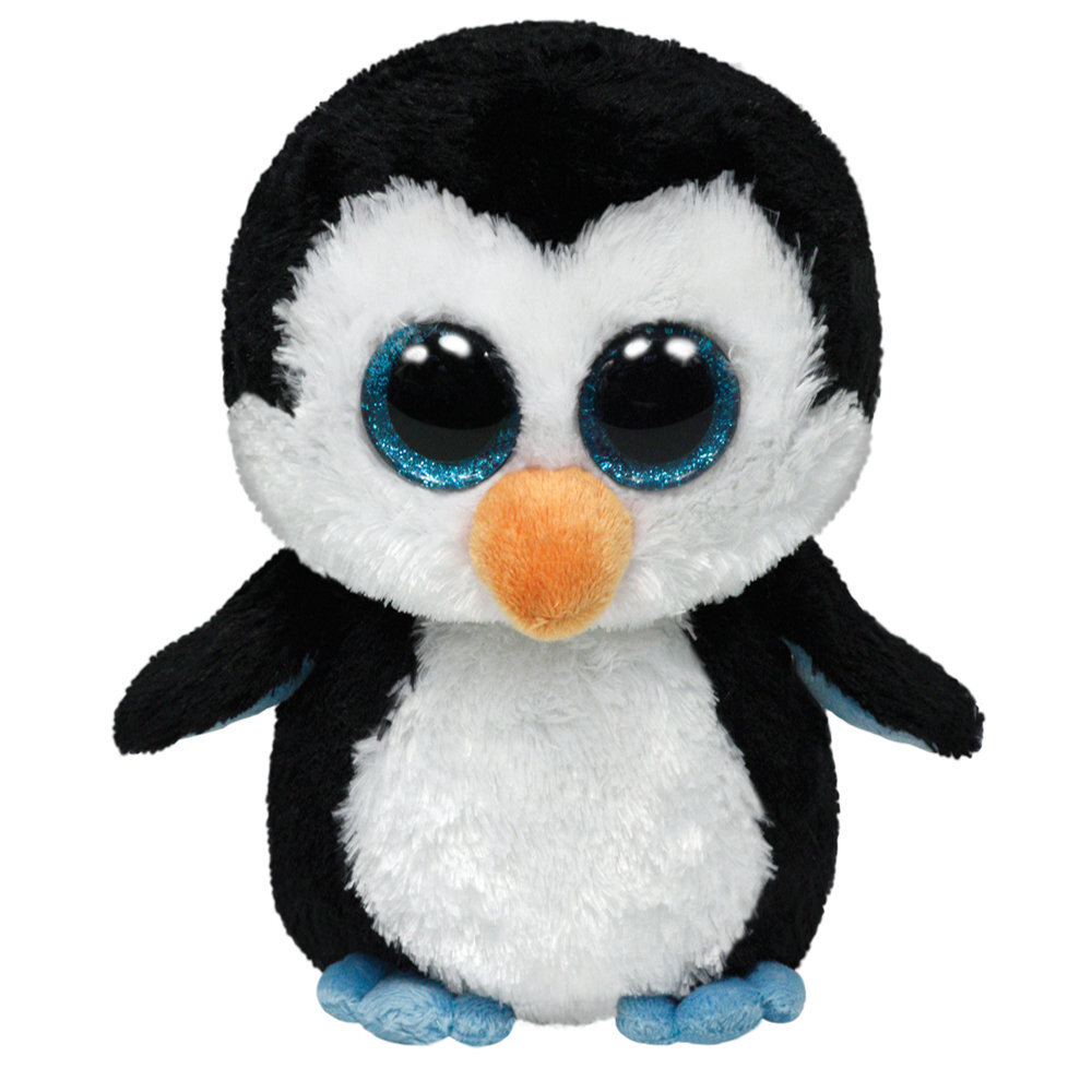 Plüüsist pingviin TY Beanie Boos Waddles, 15 cm, 36008 цена и информация | Pehmed mänguasjad | kaup24.ee