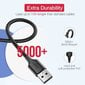 Ugreen US289 USB to Micro USB cable, QC 3.0, 2.4A, 2m, black hind ja info | Kaablid ja juhtmed | kaup24.ee