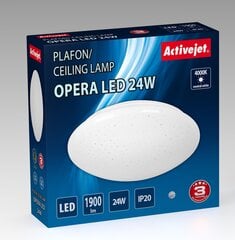 LED valgusti Activejet AJE-Opera, 24W, valge hind ja info | Süvistatavad ja LED valgustid | kaup24.ee