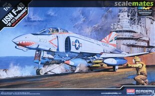 Клейкая модель Academy 12232 USN F-4B VF-111 Sundowners 1/48 цена и информация | Склеиваемые модели | kaup24.ee