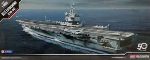 Liimitav mudel Academy 14400 USS Enterprise CVN-65 1/600 hind ja info | Liimitavad mudelid | kaup24.ee