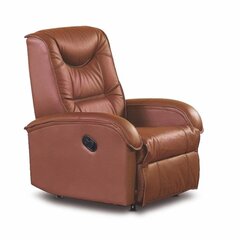 Tugitool​ recliner Halmar Jeff, tumepruun kaina ir informacija | Кресла в гостиную | kaup24.ee