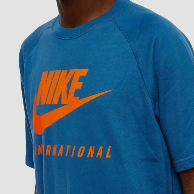 Meeste triiksärk Nike International Crew, sinine hind ja info | Meeste T-särgid | kaup24.ee