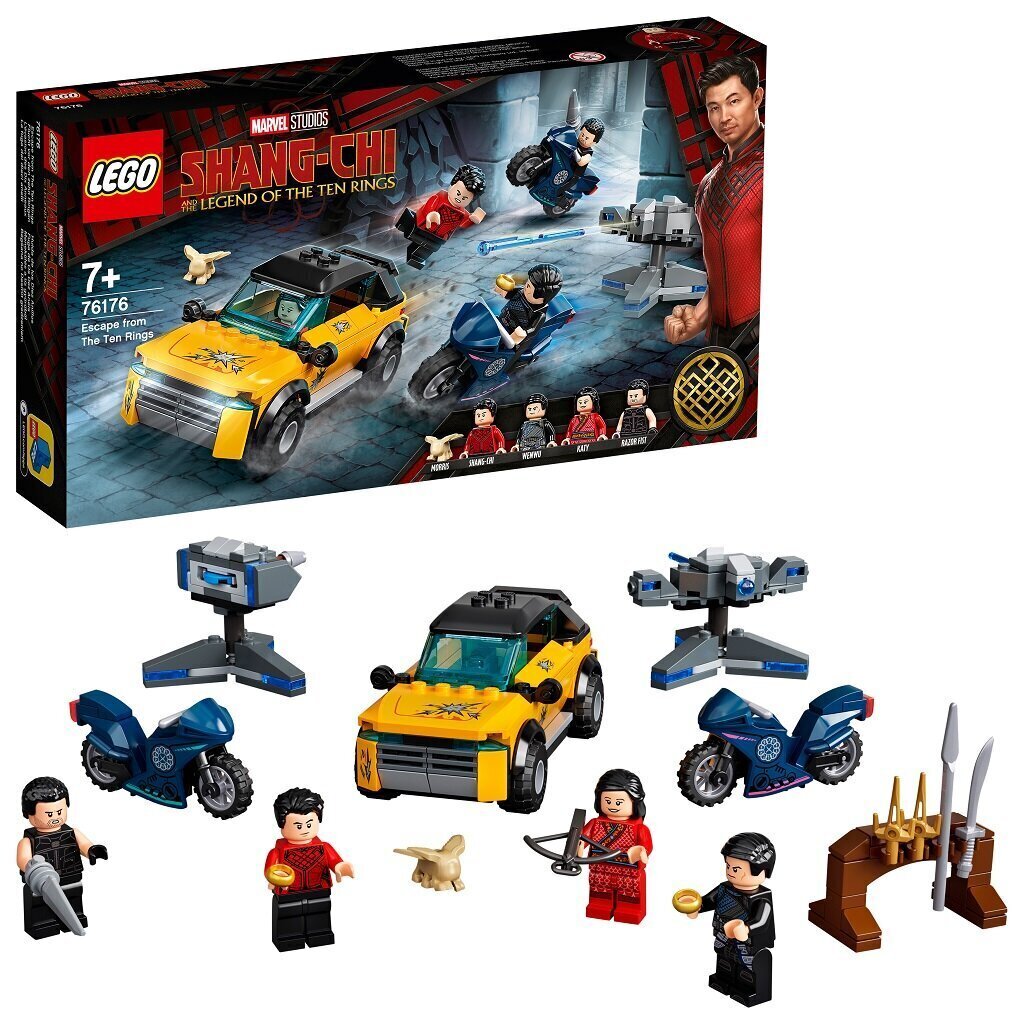 76176 LEGO® Super Heroes Põgenemine kümne rõnga eest цена и информация | Klotsid ja konstruktorid | kaup24.ee