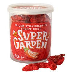 Külmkuivatatud maasikaribad, 20 g hind ja info | Pähklid, seemned, kuivatatud puuviljad | kaup24.ee