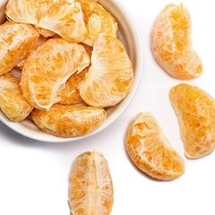Külmkuivatatud mandariinitükid, 14 g hind ja info | Pähklid, seemned, kuivatatud puuviljad | kaup24.ee
