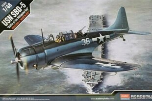 Liimitav mudel Academy 12329 USN SBD-5 ​​Battle of the Philippine Sea 1/48 hind ja info | Liimitavad mudelid | kaup24.ee