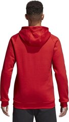 Meeste dressipluus Adidas Core 18 Hoody M CV3337 (45231), punane цена и информация | Мужская спортивная одежда | kaup24.ee