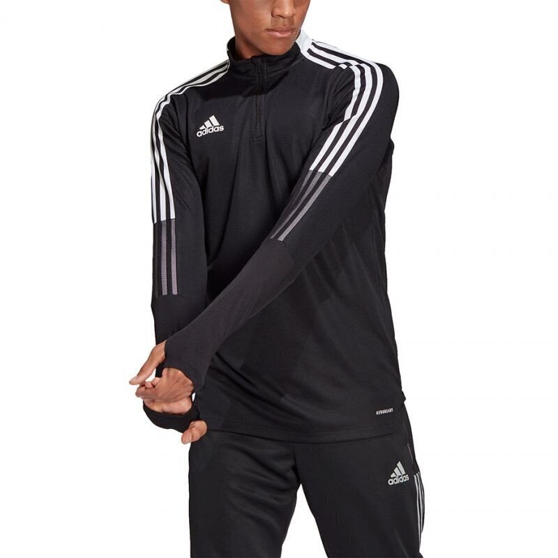 Meeste dressipluus Adidas Tiro 21 M GH7304, must цена и информация | Meeste pusad | kaup24.ee