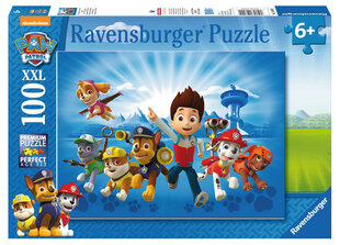 RAVENSBURGER pusle Paw Patrol 100tk, 108992 цена и информация | Пазлы | kaup24.ee