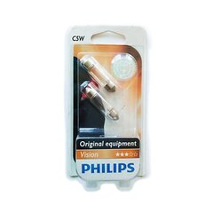 Автомобильная лампа PHILIPS 12В C5W, 2 шт. цена и информация | Автомобильные лампочки | kaup24.ee