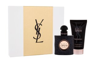 Комплект Yves Saint Laurent Black Opium: edp 30 мл + лосьон для тела 50 мл цена и информация | Женские духи | kaup24.ee