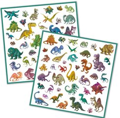 Наклейки Djeco Динозавры, 160 шт. цена и информация | Развивающие игрушки | kaup24.ee