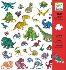 Наклейки Djeco Динозавры, 160 шт. цена и информация | Развивающие игрушки и игры | kaup24.ee
