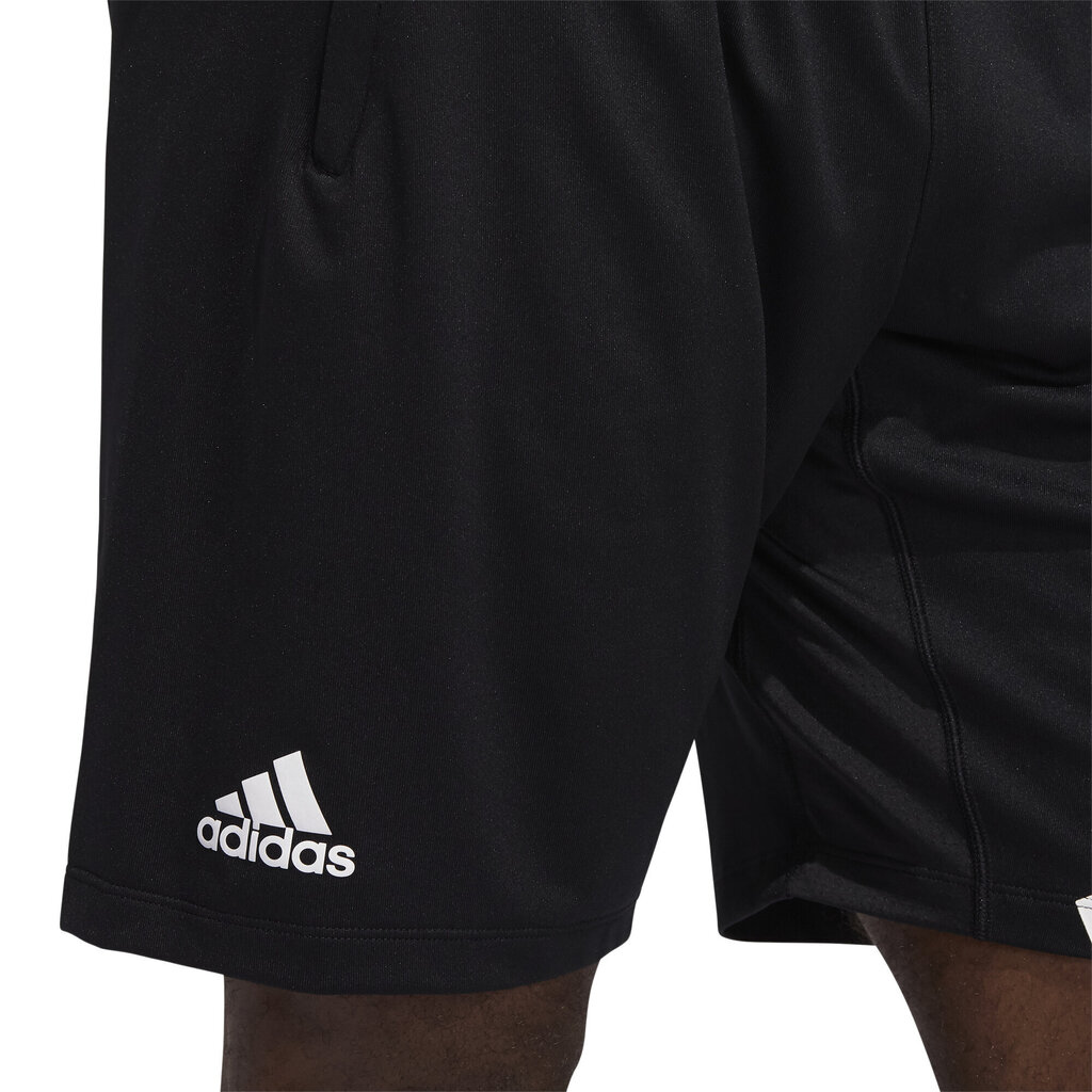 Adidas Lühikesed Püksid 4K 3 Bar Shorts Black GL8943/XL цена и информация | Meeste spordiriided | kaup24.ee