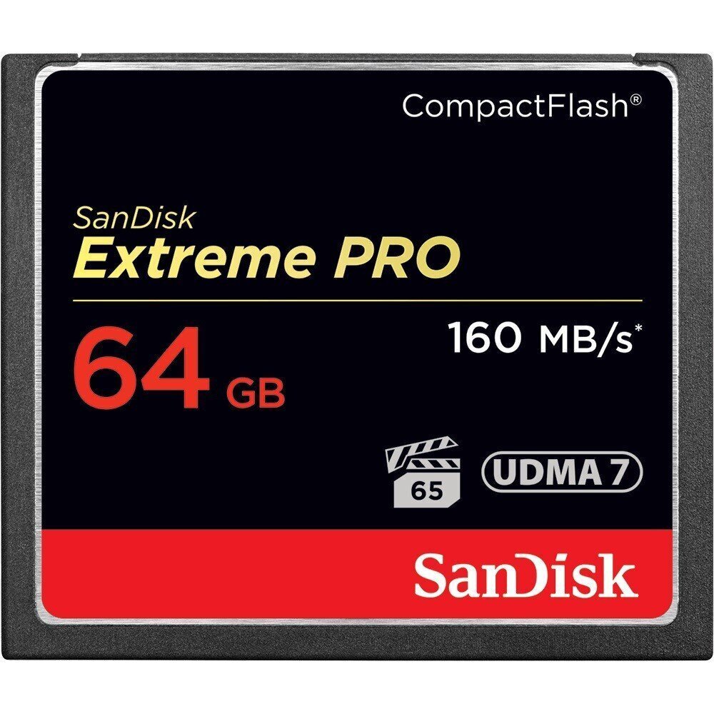 Mälukaart SanDisk Extreme Pro CompactFlash 64GB 160MB/s hind ja info | Fotoaparaatide mälukaardid | kaup24.ee