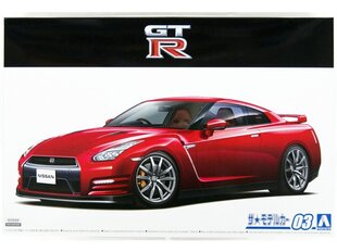 Aoshima - Nissan R35 GT-R Pure Edition '14, 1/24, 05857 hind ja info | Klotsid ja konstruktorid | kaup24.ee