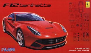 Fujimi - Ferrari F12 Berlinetta, 1/24, 12562 hind ja info | Klotsid ja konstruktorid | kaup24.ee