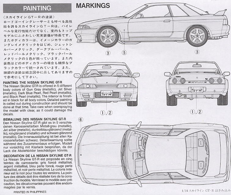 Tamiya - Nissan Skyline GT-R R32 1989, 1/24, 24090 hind ja info | Klotsid ja konstruktorid | kaup24.ee