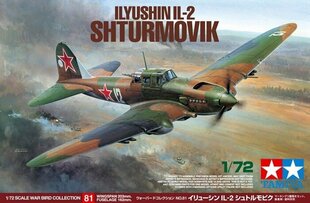 Tamiya - Ilyushin IL-2 Shturmovik, 1/72, 60781 hind ja info | Klotsid ja konstruktorid | kaup24.ee